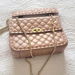 Cross body beige bag